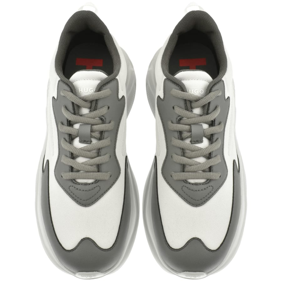 Grey fashion trainers on sale